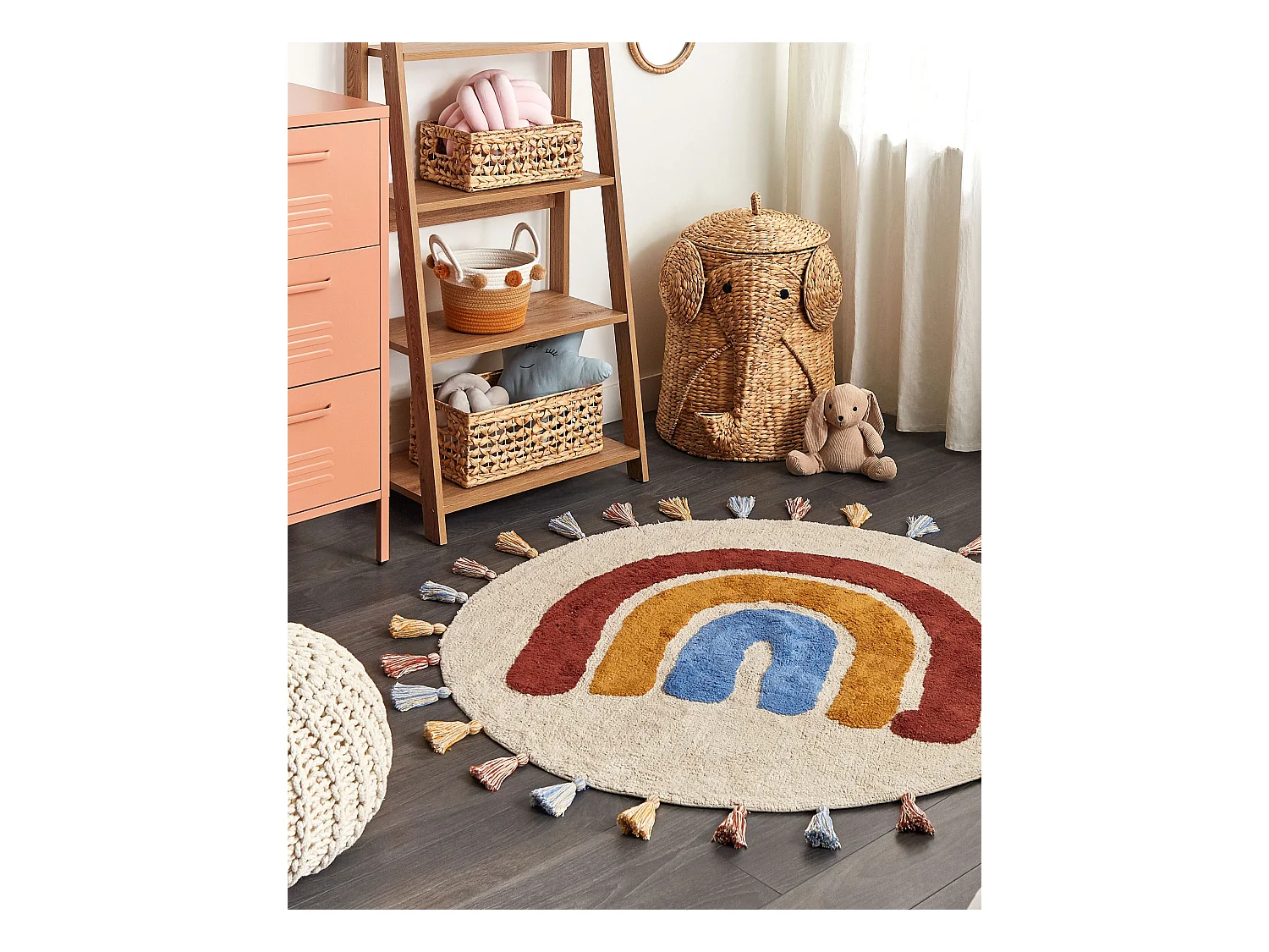 Tapis enfant YAGCI Multicolore ø 120 cm Coton