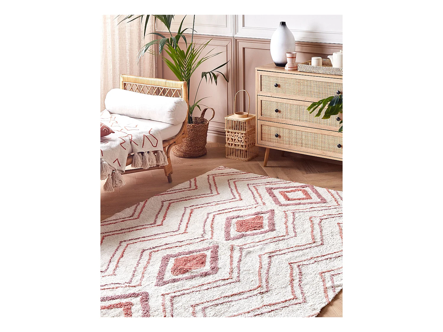 Tapis KASTAMONU Beige 160 x 230 cm Coton