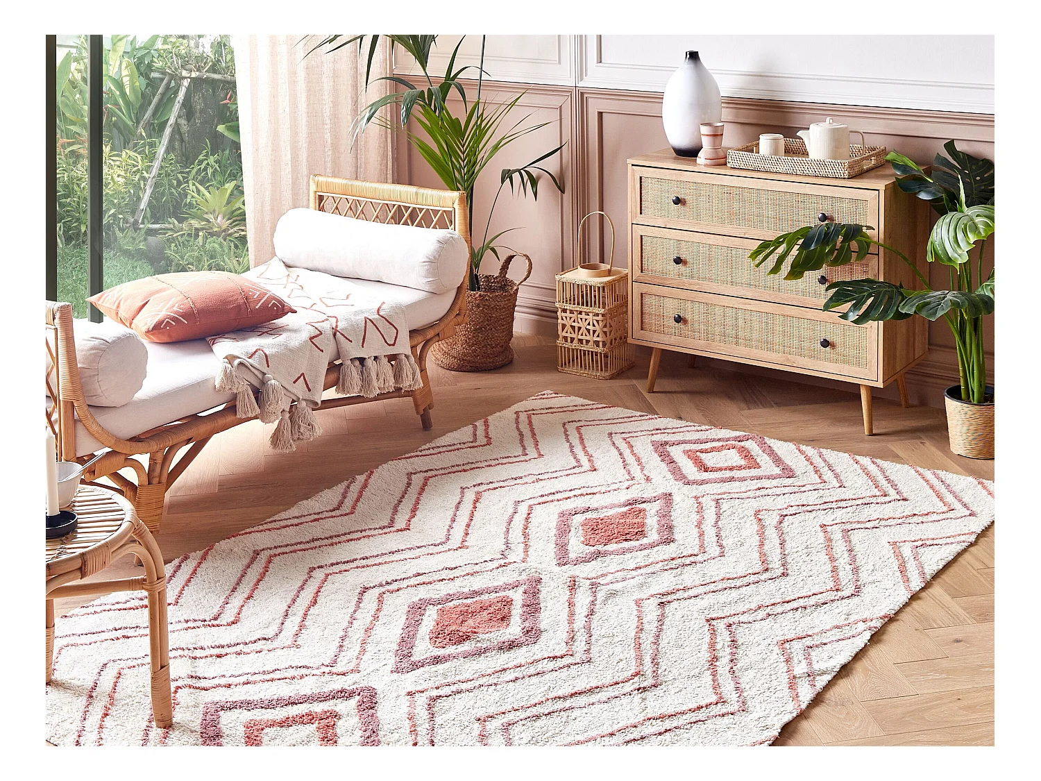 Tapis KASTAMONU Beige 160 x 230 cm Coton