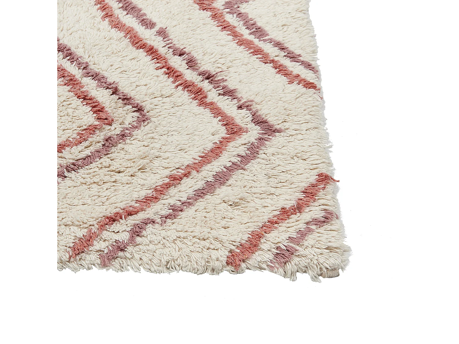 Vloerkleed katoen beige/roze 80 x 150 cm KASTAMONU