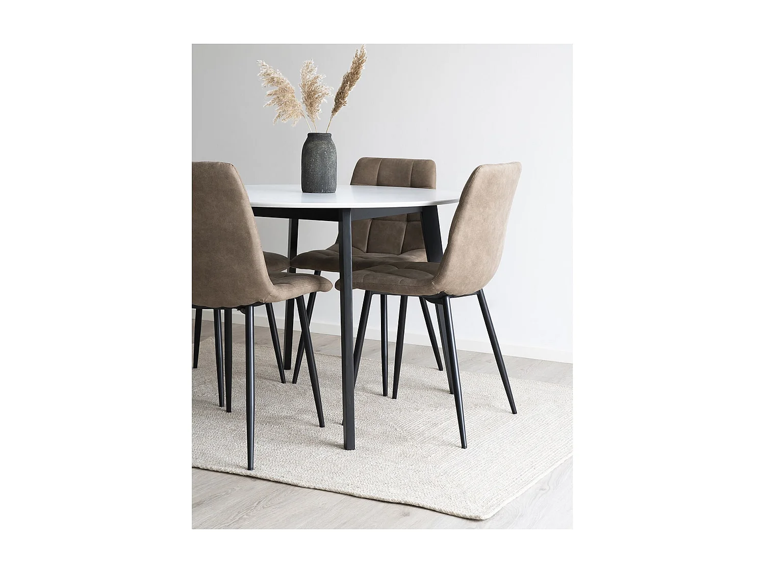 SAO - Tapis Tressé 140x200cm Coloris Sable