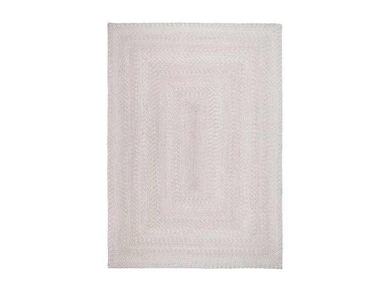 SAO - Tapis Tressé 140x200cm Coloris Sable
