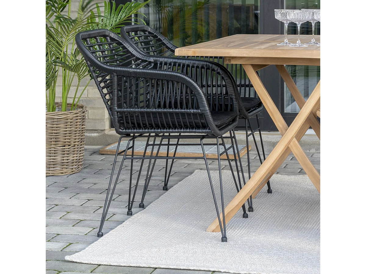 SAO - Tapis Tressé 200x300cm Coloris Sable