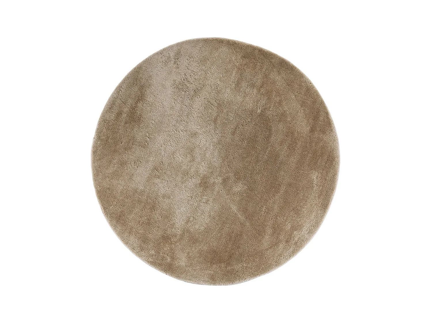 BLOOM - Tapis Doux Rond à Poils Ras Sable Ø160cm