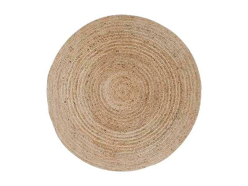 THANE - Tapis Rond Ø90cm en Fibre de Jute Naturel