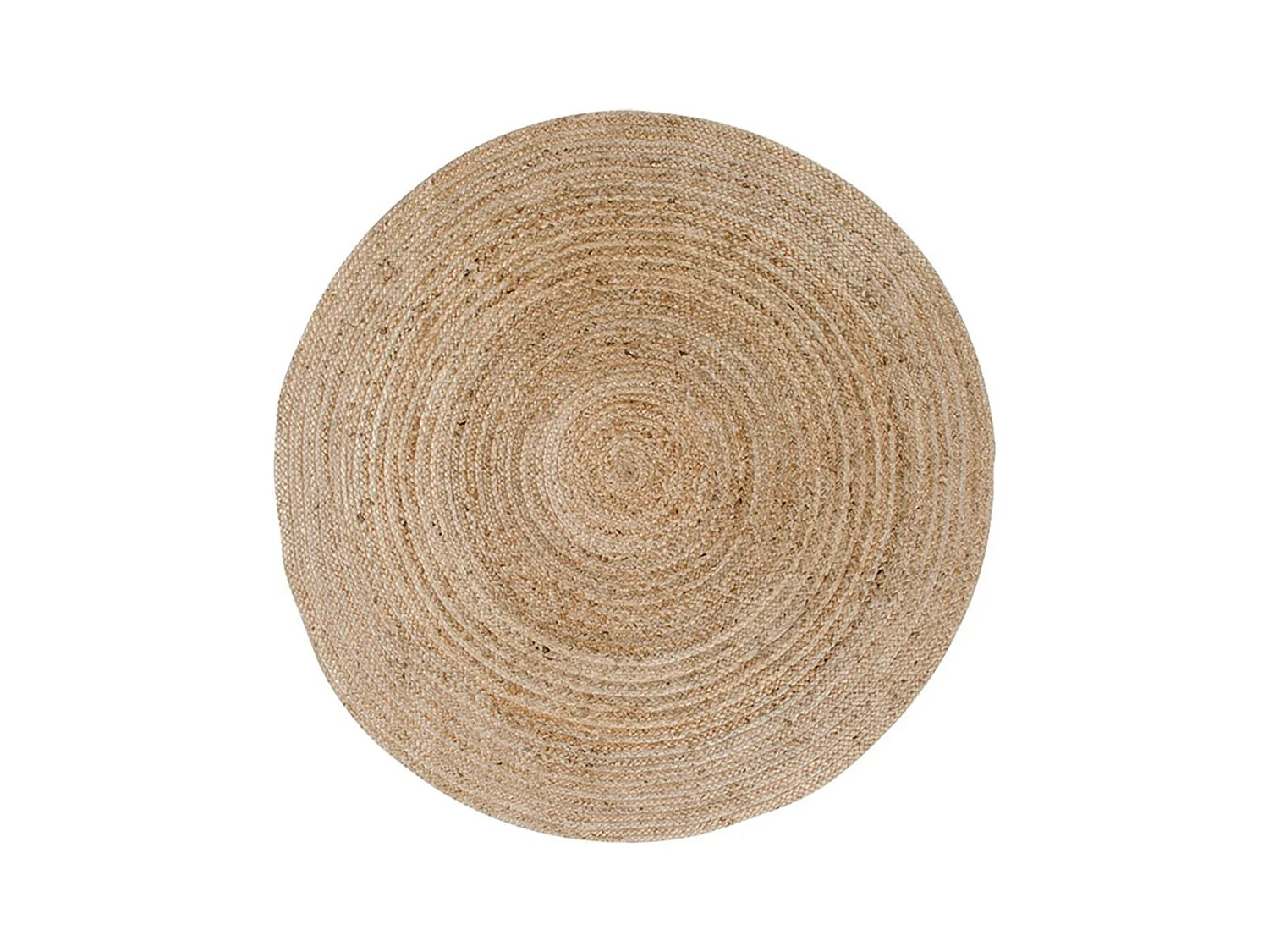 THANE - Tapis Rond Ø90cm en Fibre de Jute Naturel