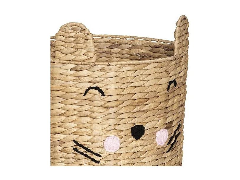 Panier de Rangement "Oreilles" 42cm Naturel