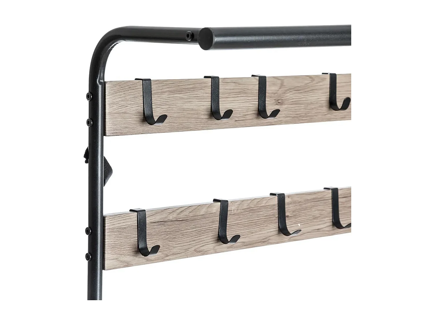 Perchero de entrada de metal 73.5 x 34 x 170 cm