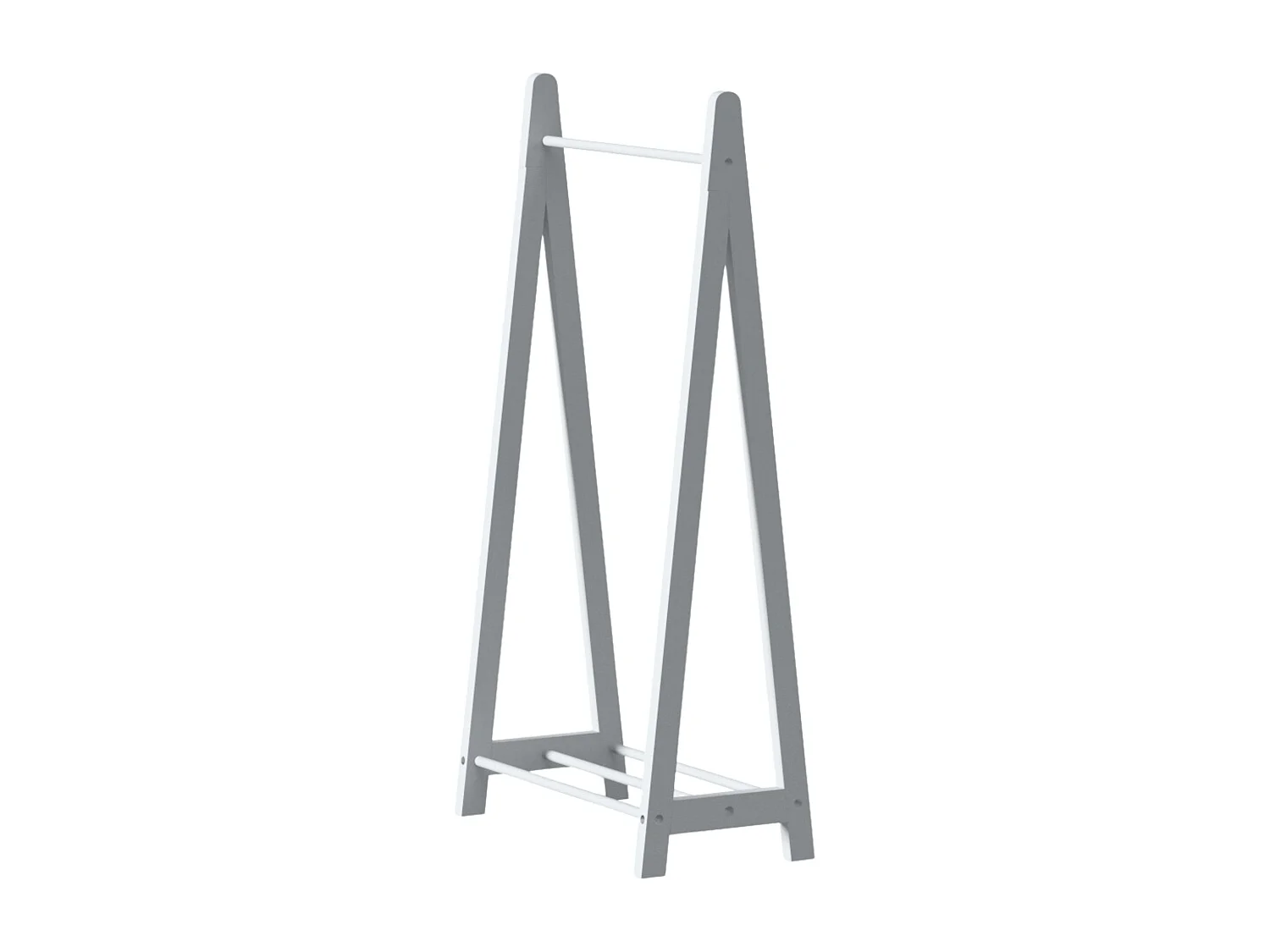 Portant pour enfant simple - hauteur 115 cm - Blanc