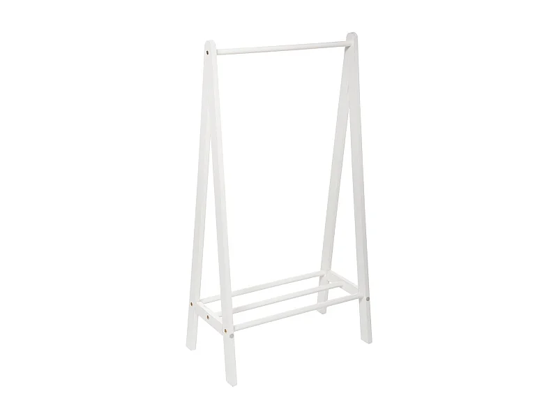 Portant à Vêtements Enfant "Simple" 115cm Blanc
