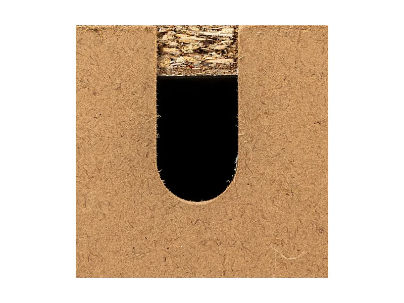 Commode 3 Tiroirs Design "Dolo" 78cm Naturel