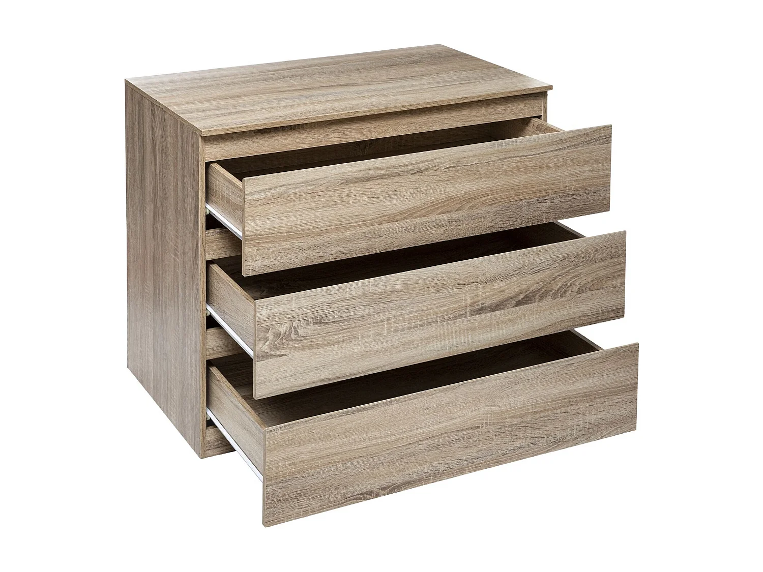 Commode de chambre 3 tiroirs - Bois