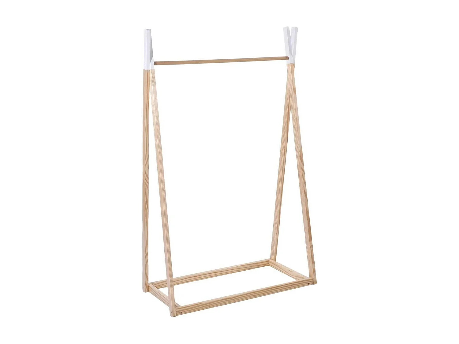 Organizador de roupas Tipi infantil Burro Melamina 79x126 cm Robe/Branco