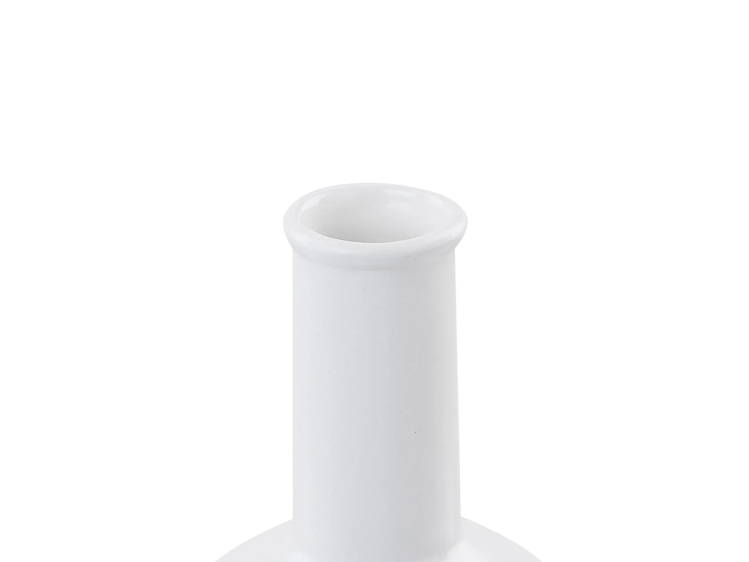 Wazon na kwiaty THEBES Ceramika 22 cm Biały