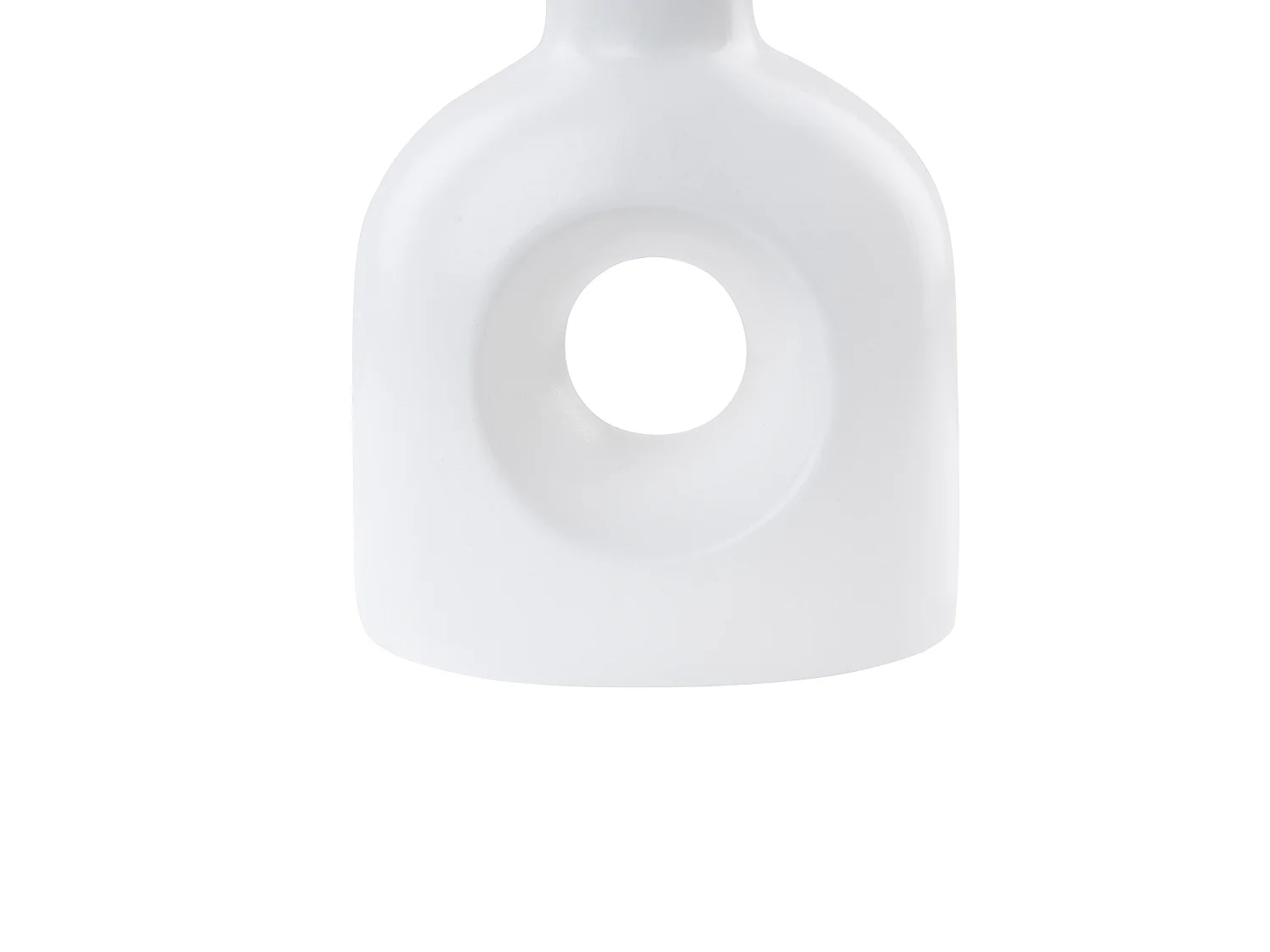 Wazon na kwiaty THEBES Ceramika 22 cm Biały