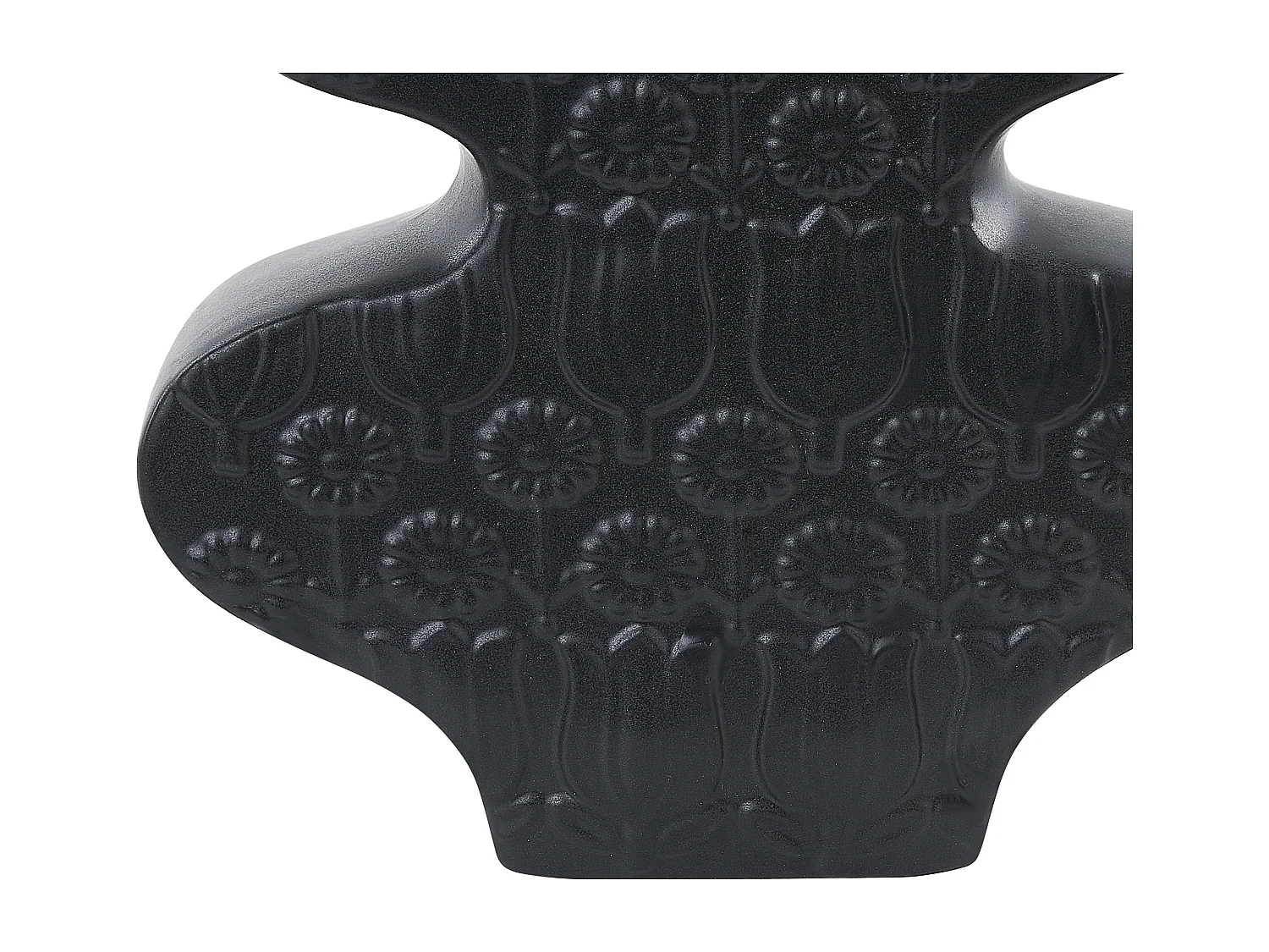 Bloemenvaas ARGOS Keramiek 25 cm Zwart