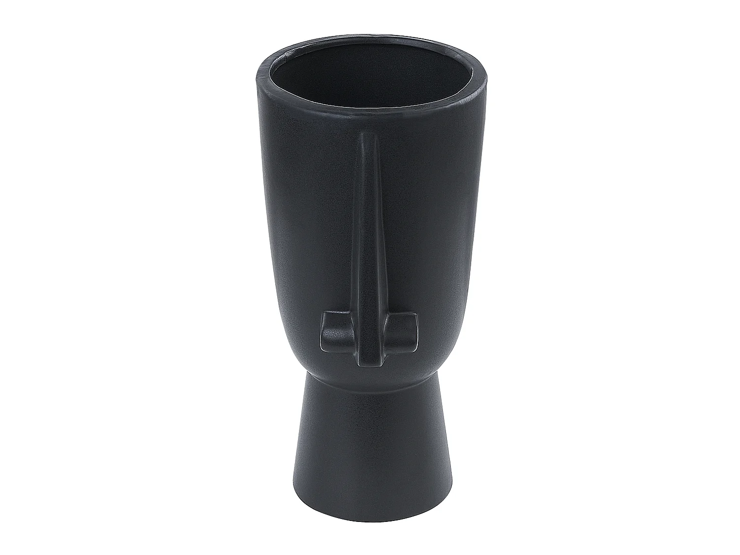 Vase à fleurs ARTEMIS Céramique 22 cm Noir