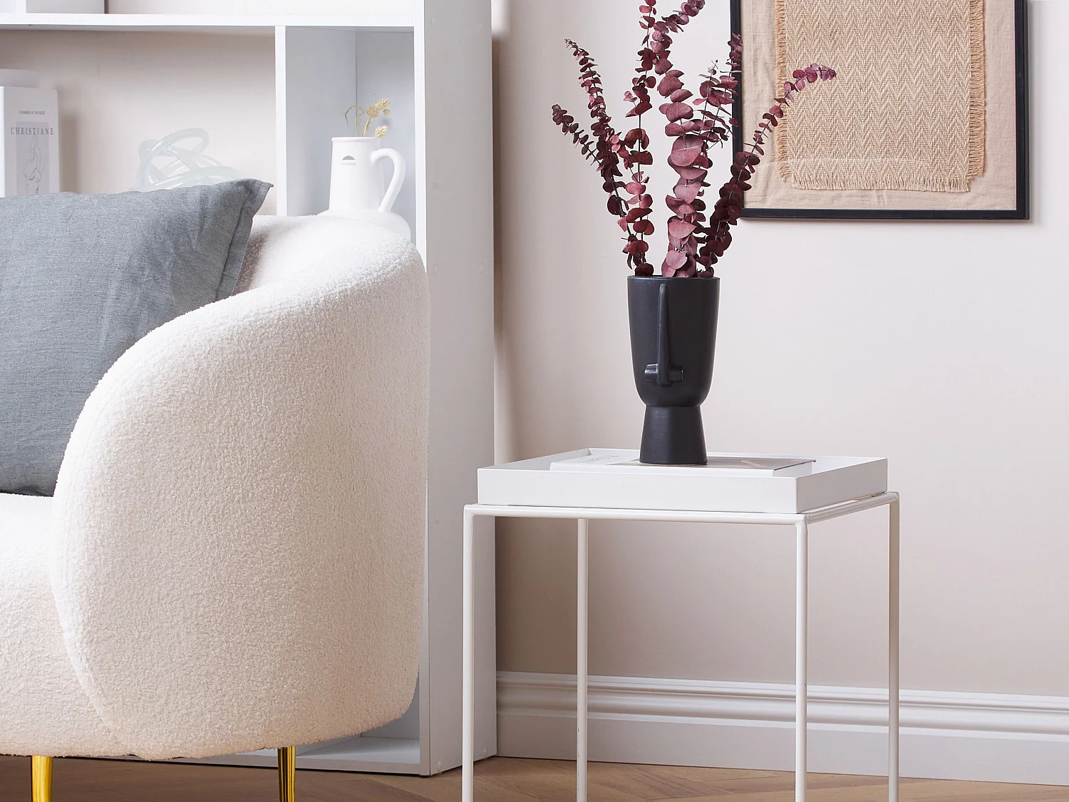 Vase à fleurs ARTEMIS Céramique 22 cm Noir