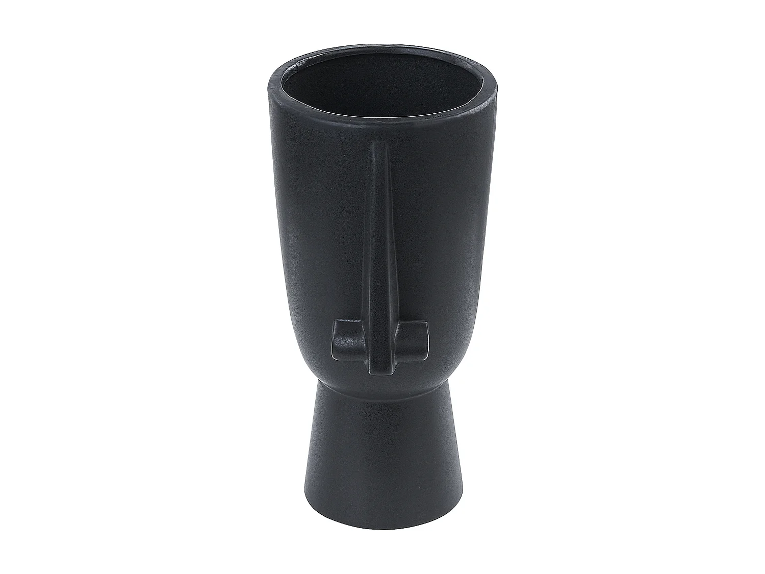 Vase à fleurs ARTEMIS Céramique 22 cm Noir
