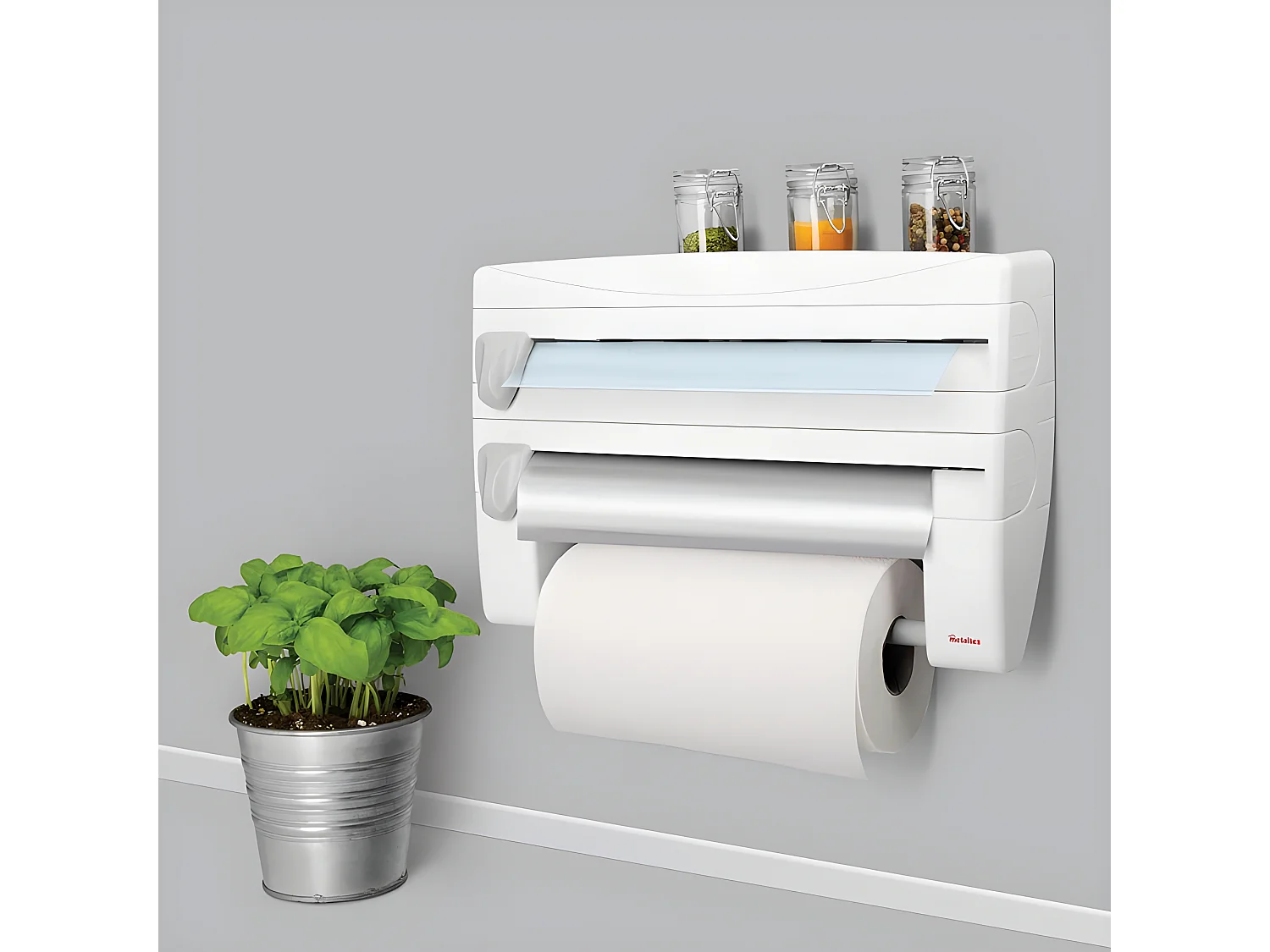 Roll'N'Roll-Spender Rotoli aus Plastica Metaltex