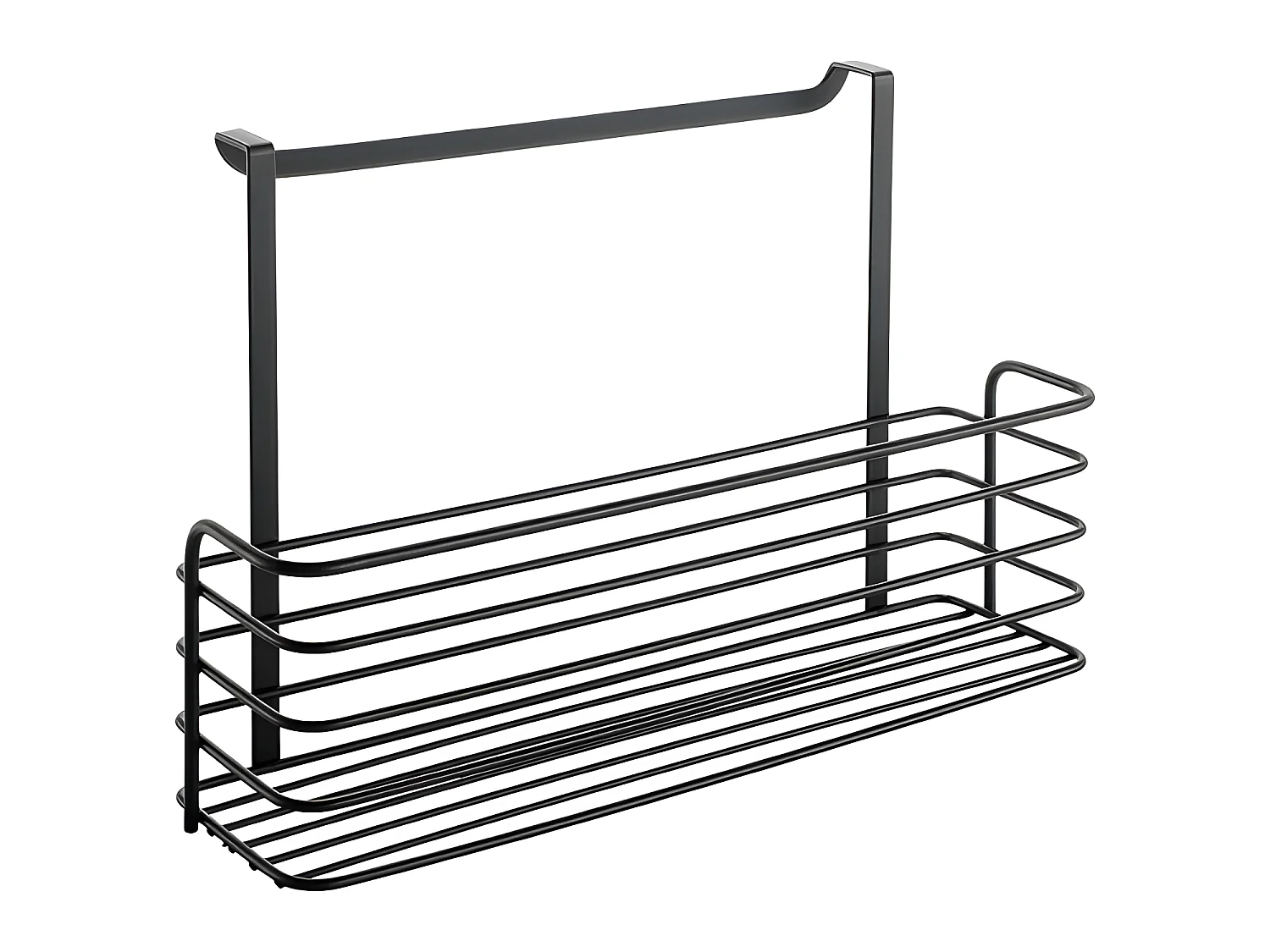 Panier Long Série GALILEO LAVA Metaltex. Finition Touch-Therm® Couleur Noir