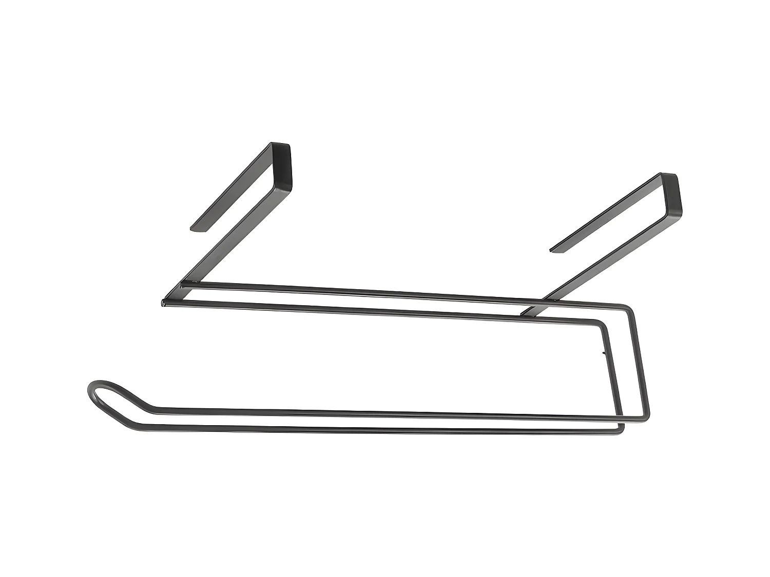 Porte-rouleau de cuisine EASY ROLL LAVA de Metaltex, finition Touch-Therm® Noir.