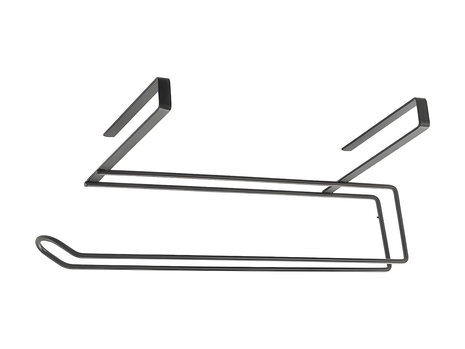 Porte-rouleau de cuisine EASY ROLL LAVA de Metaltex, finition Touch-Therm® Noir.