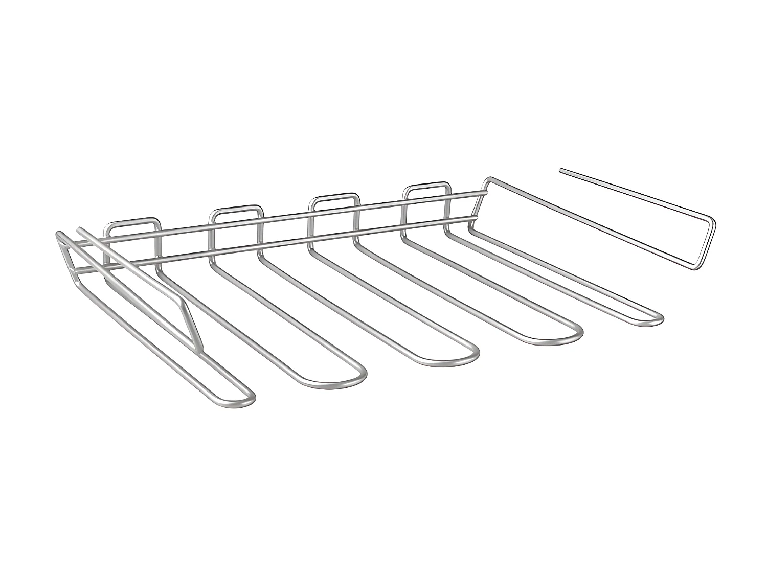 Gläserhalter MY CRISTAL von métaltex - Fassungsvermögen 16 Tassen - Oberfläche Polytherm® Silber