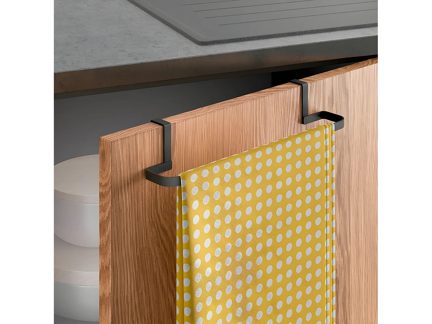 Porte-vêtements Série GALILEO LAVA de Metaltex. Finition Touch-Therm® Couleur Noir