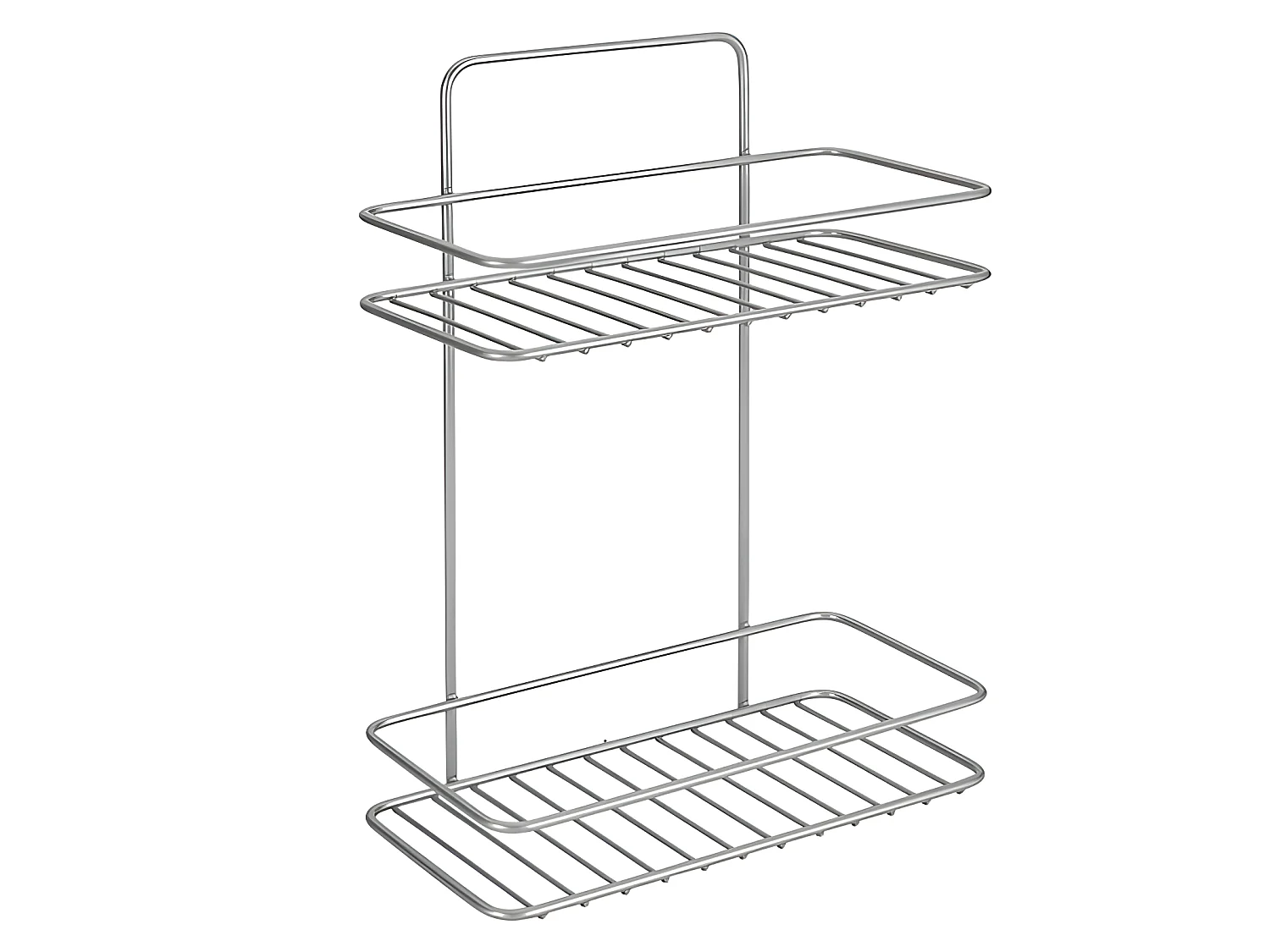 Estantería 2 Niveles Serie REFLEX Metaltex Plata Polytherm®