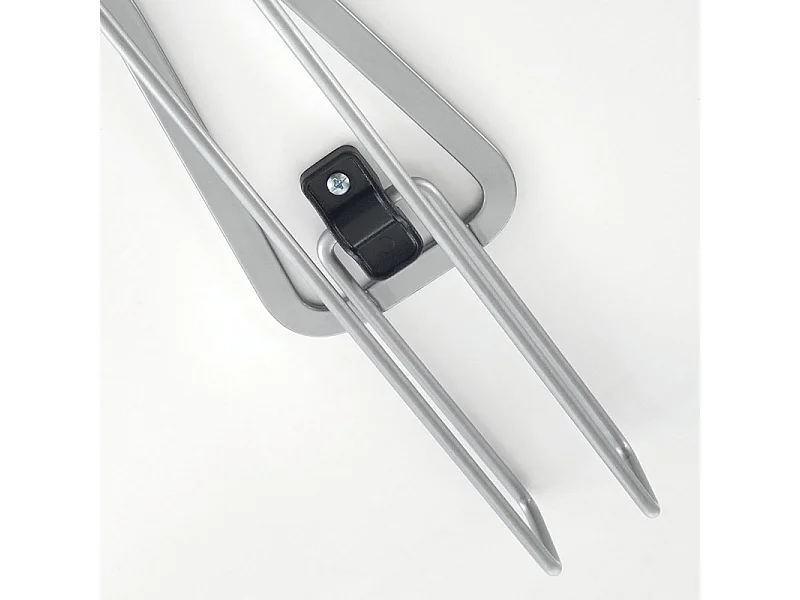 Metaltex Porte-Vêtements Double Universel ALL-IN. Finition Polytherm® Couleur Argent