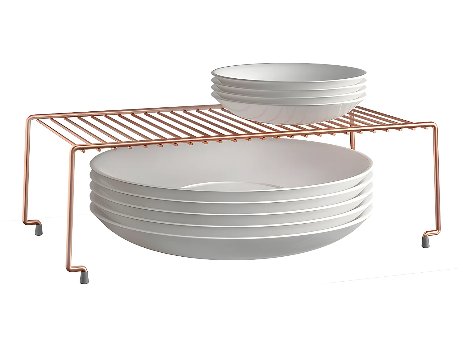 Estantería apilable BROOKLYN Serie COBRE Metaltex Cobre 47x23x15 cm