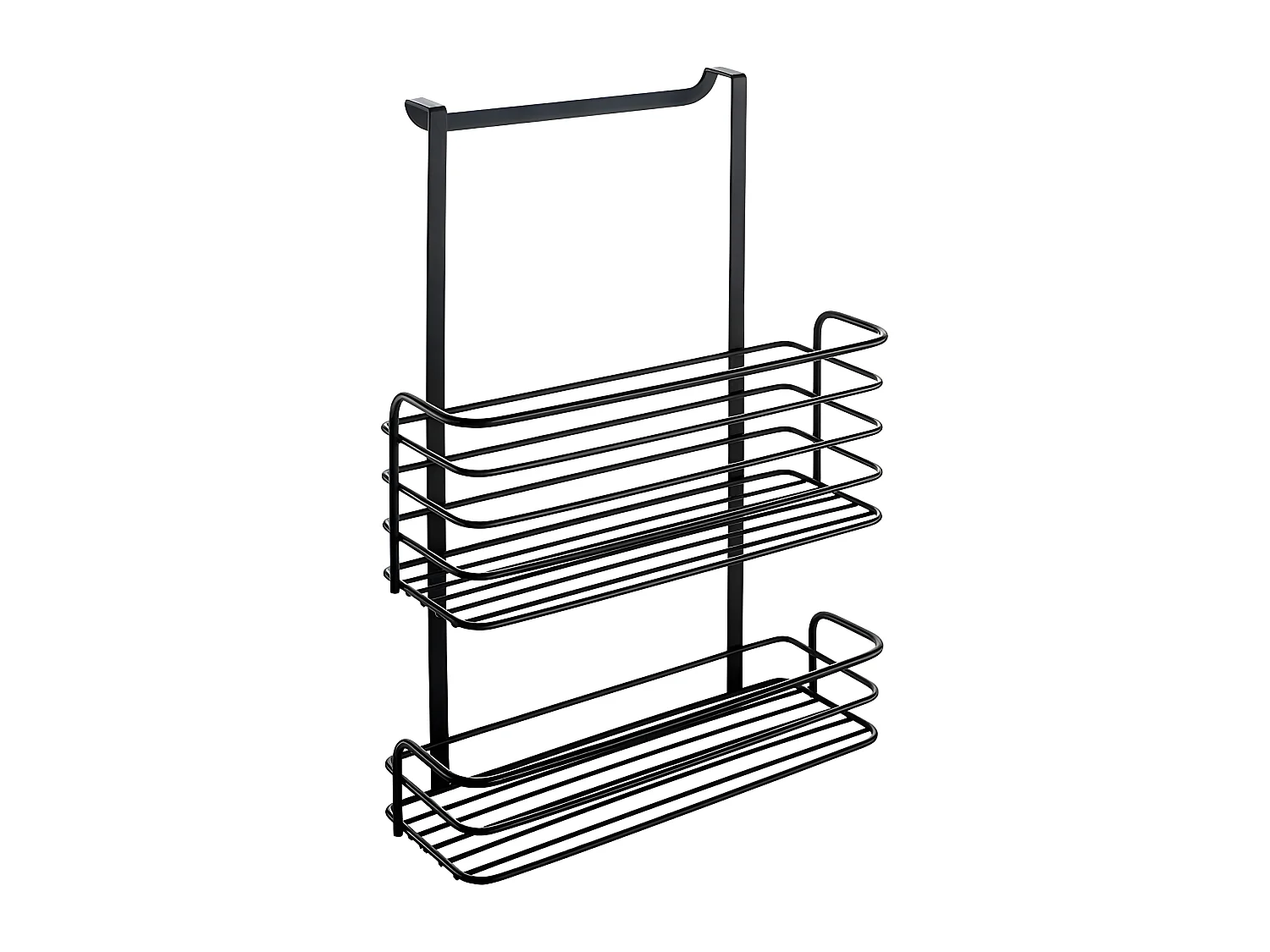 Panier Double Série GALILEO LAVA Metaltex. Finition Touch-Therm® Couleur Noir