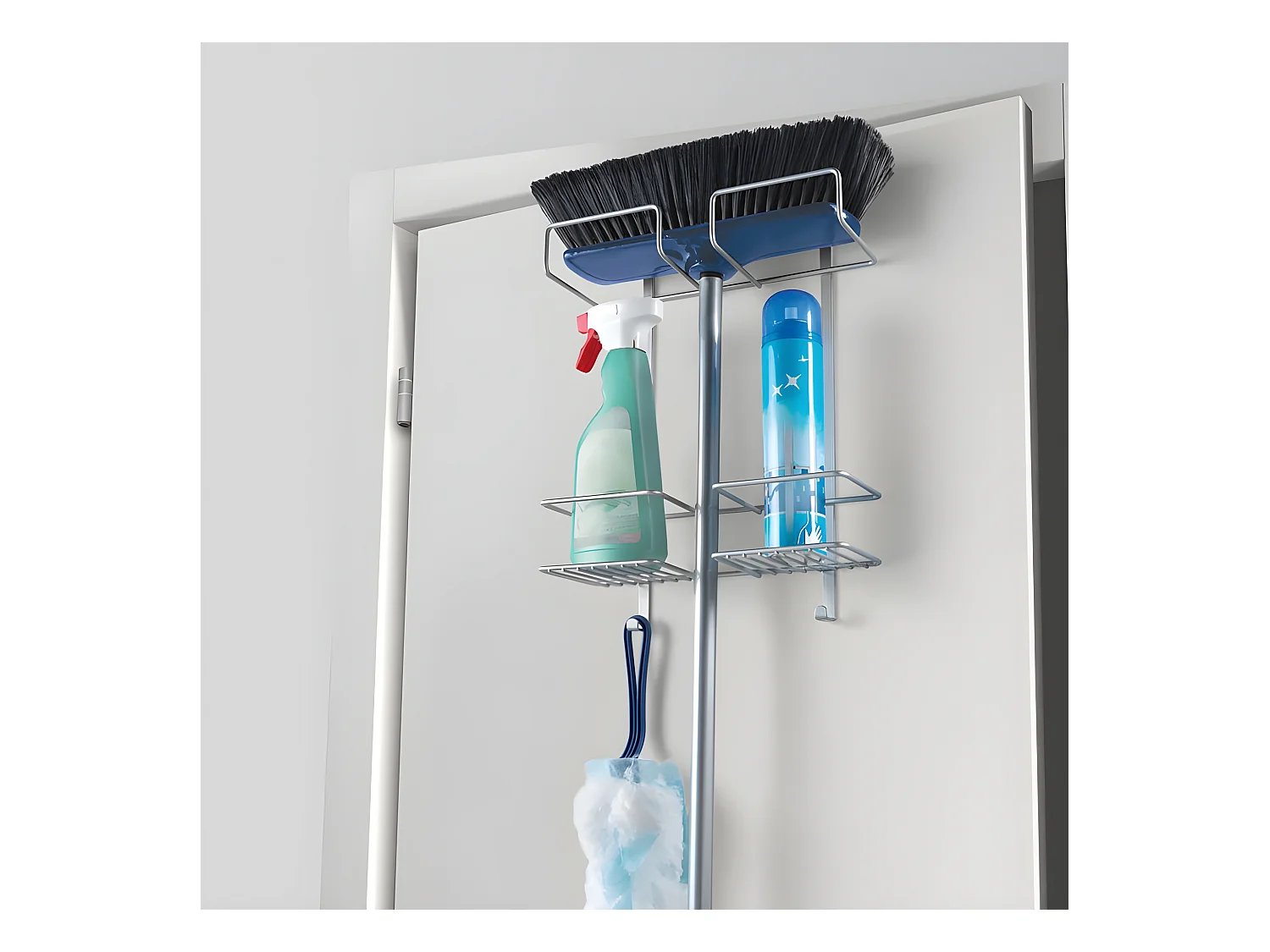 Porte-Accessoires de Ménage BROOMY de Metaltex pour Porte