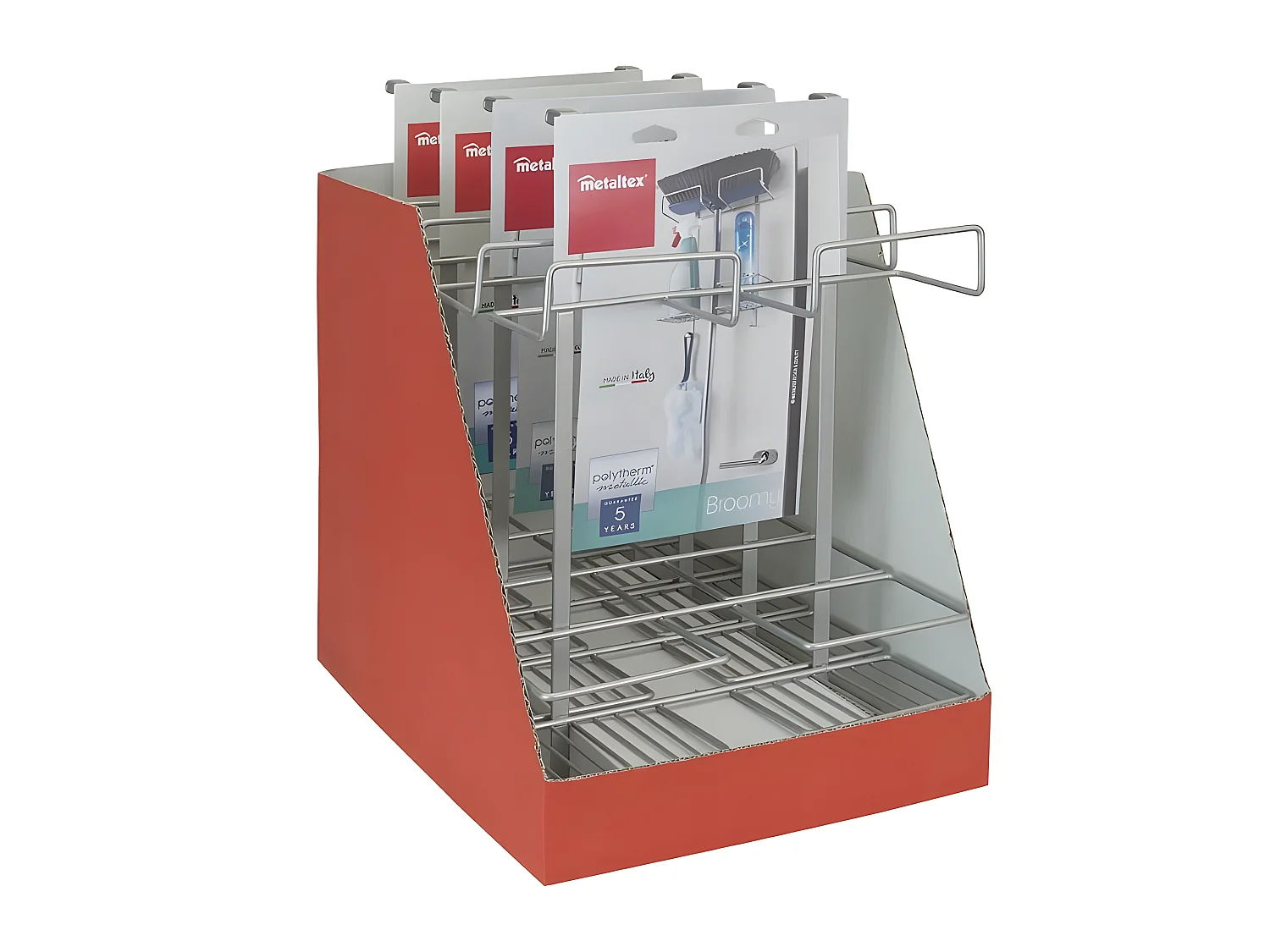 Porte-Accessoires de Ménage BROOMY de Metaltex pour Porte