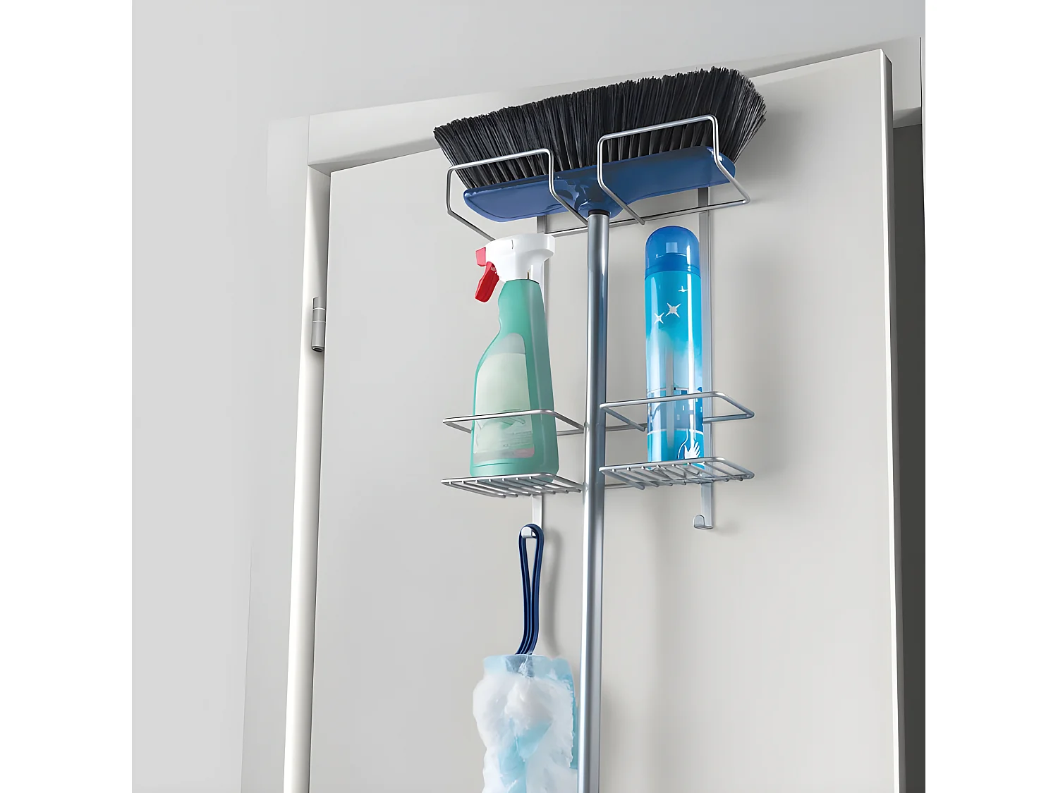 Haushalts-Accessoires BROOMY Metaltex - Silber Metallic - Hergestellt in Italien