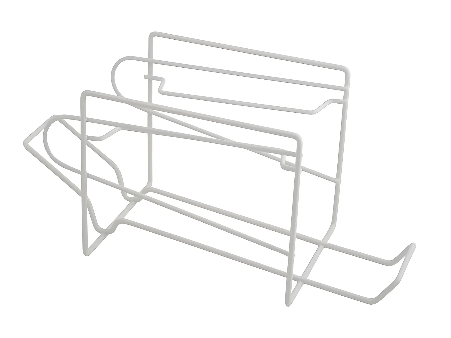 Koelblikjesdispenser van Métaltex 14x33x15 cm Wit