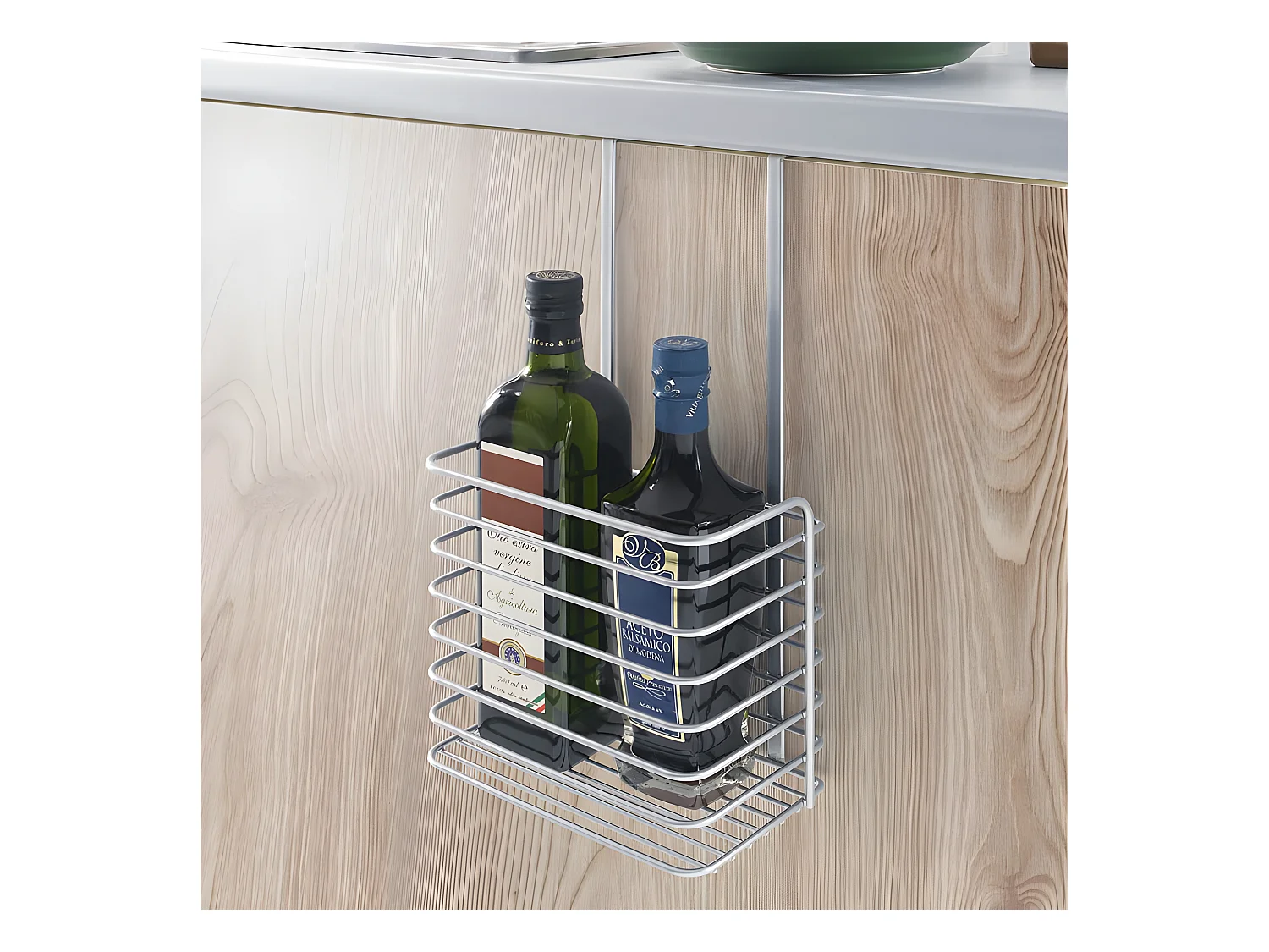 Panier haut série GALILEO Metaltex. Finition Polytherm® Couleur Grise