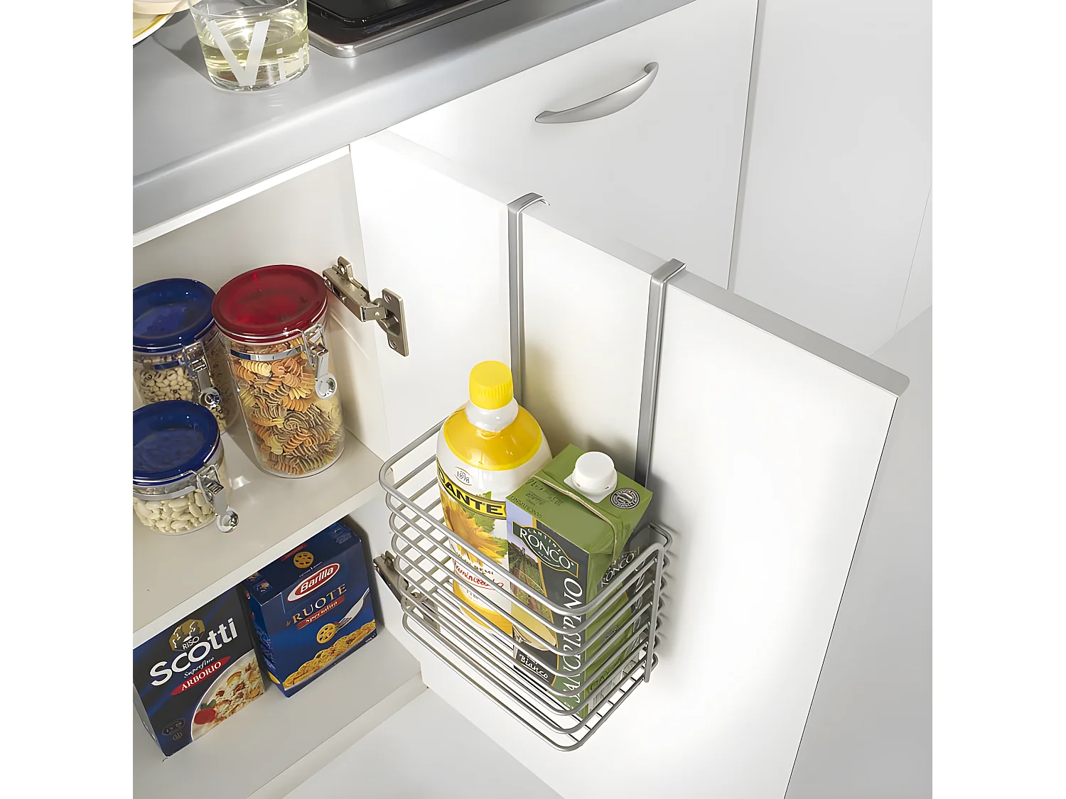 Hoge mand serie GALILEO Metaltex Polytherm® Grijs 20x15x36 cm