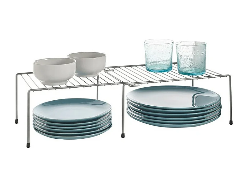 Étagère Extensible ADAPTO de Metaltex. Finition Polytherm® Couleur Grise