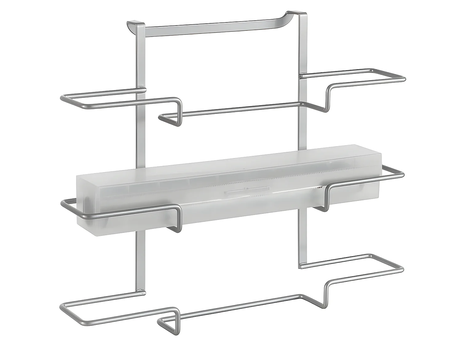 Handtuchhalter Triple GALILEO Metaltex 36x9x30 cm Silber Polytherm®