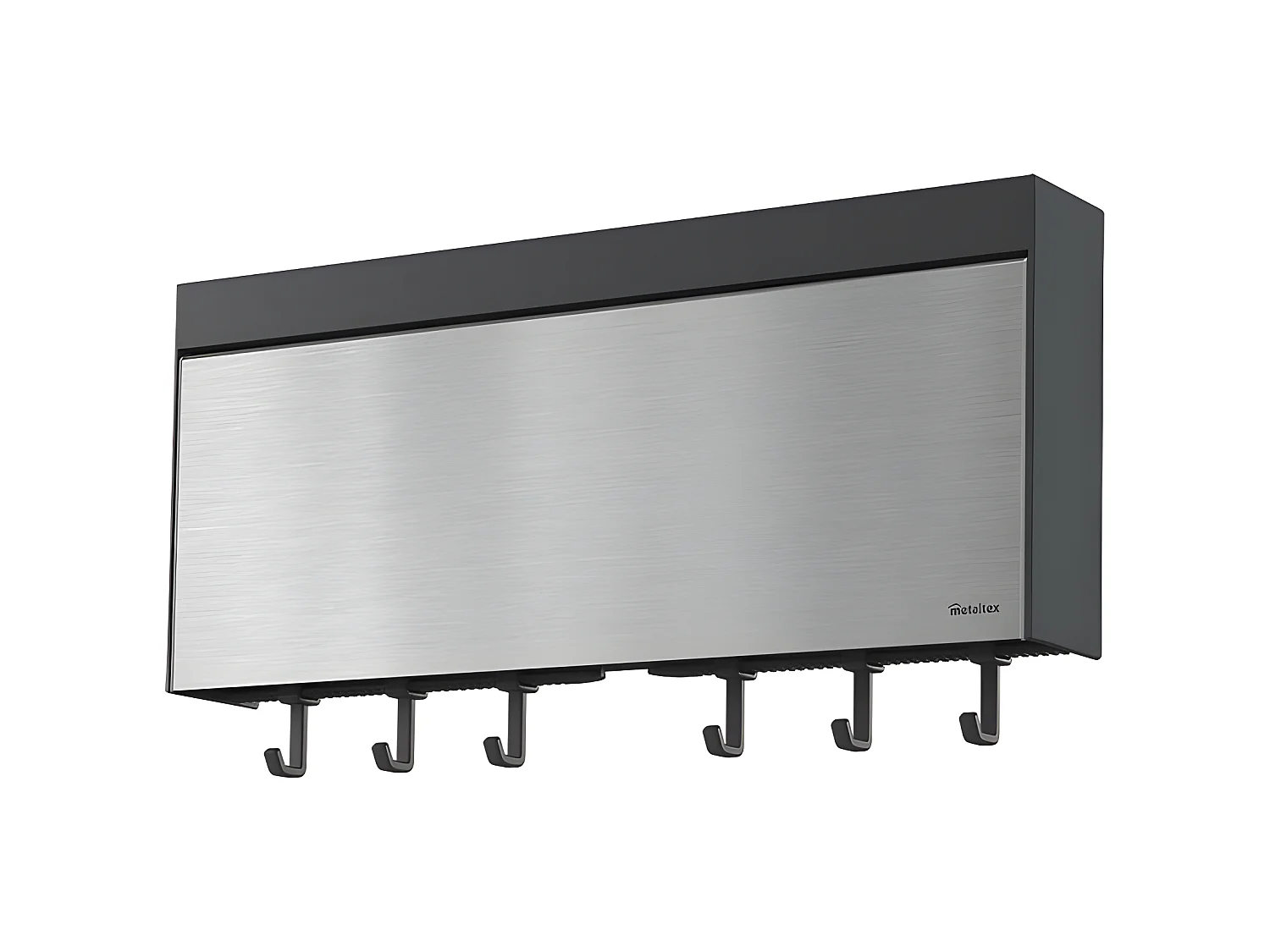 Dreifacher Wandhalter aus Edelstahl für die Küche - Metaltex Tango 3 in 1