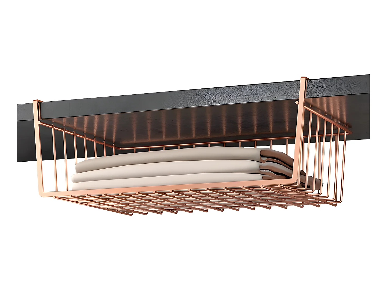 Etagère 40 cm KANGURO Serie COPPER Metaltex Glanzend Koper