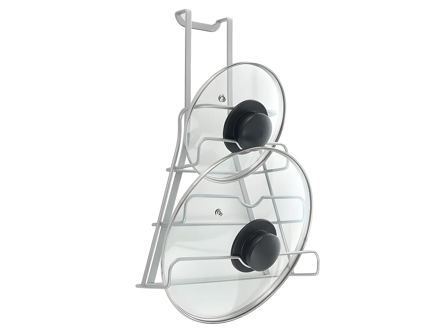 Porte-couvercles Série GALILEO de Metaltex. Finition Polytherm® Couleur Argent