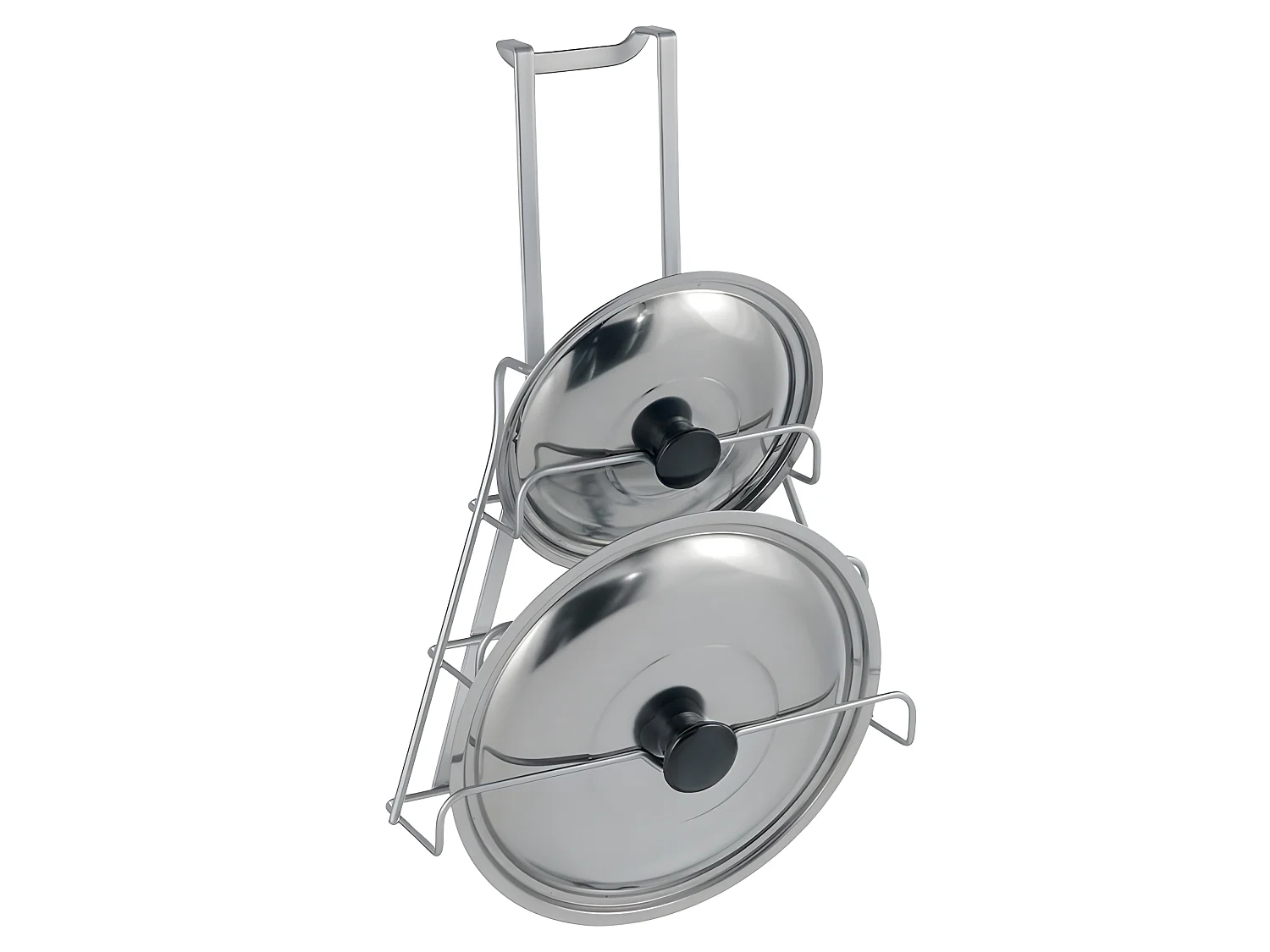 Porte-couvercles Série GALILEO de Metaltex. Finition Polytherm® Couleur Argent