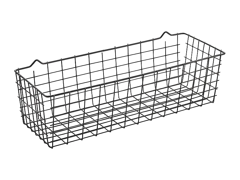 Panier Multiusage KOALA Série LAVA de Metaltex. Finition Touch-Therm® Couleur Noir