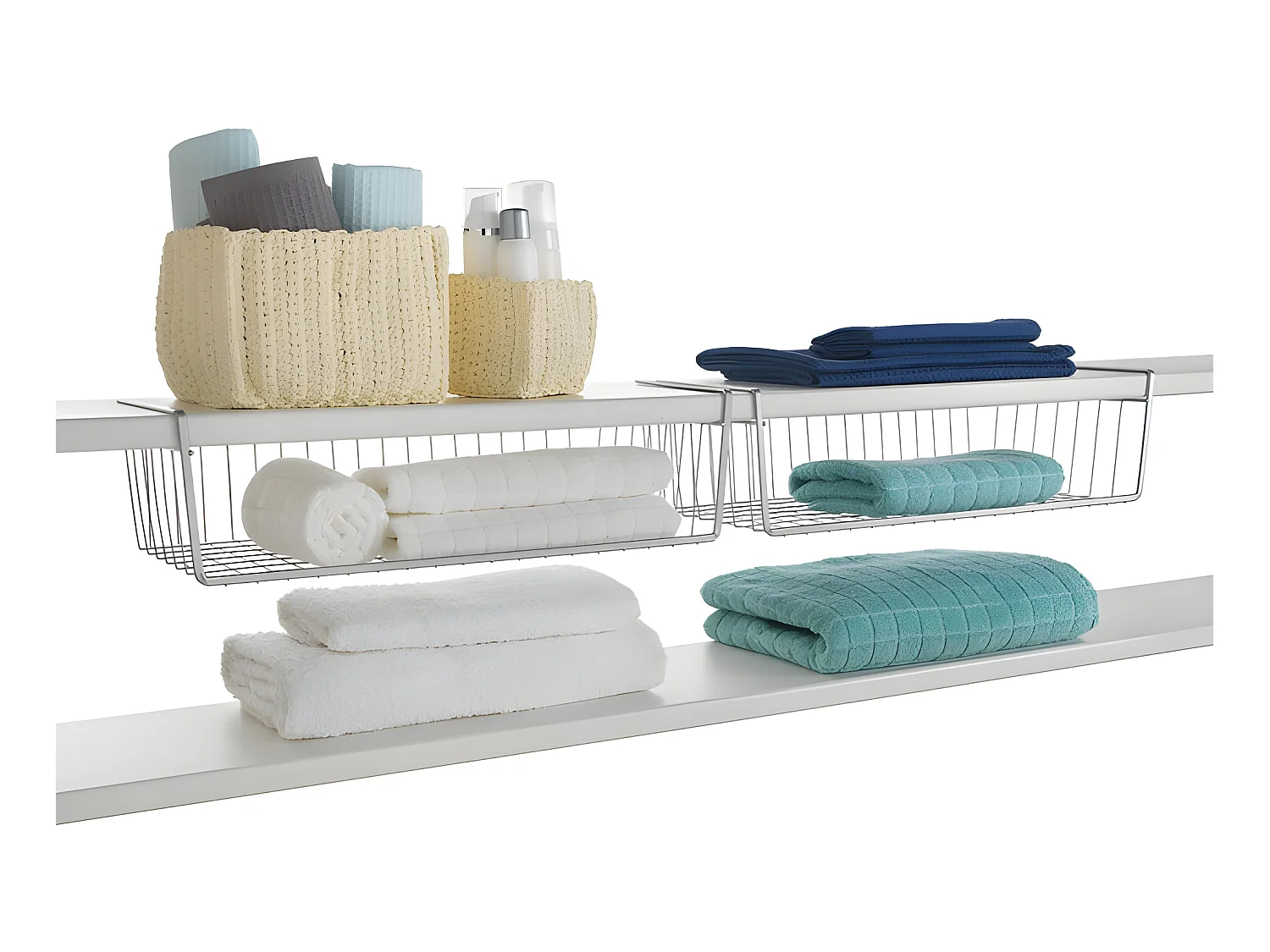 Étagère 50 cm KANGURO Metaltex. Finition Polytherm® Couleur Grise