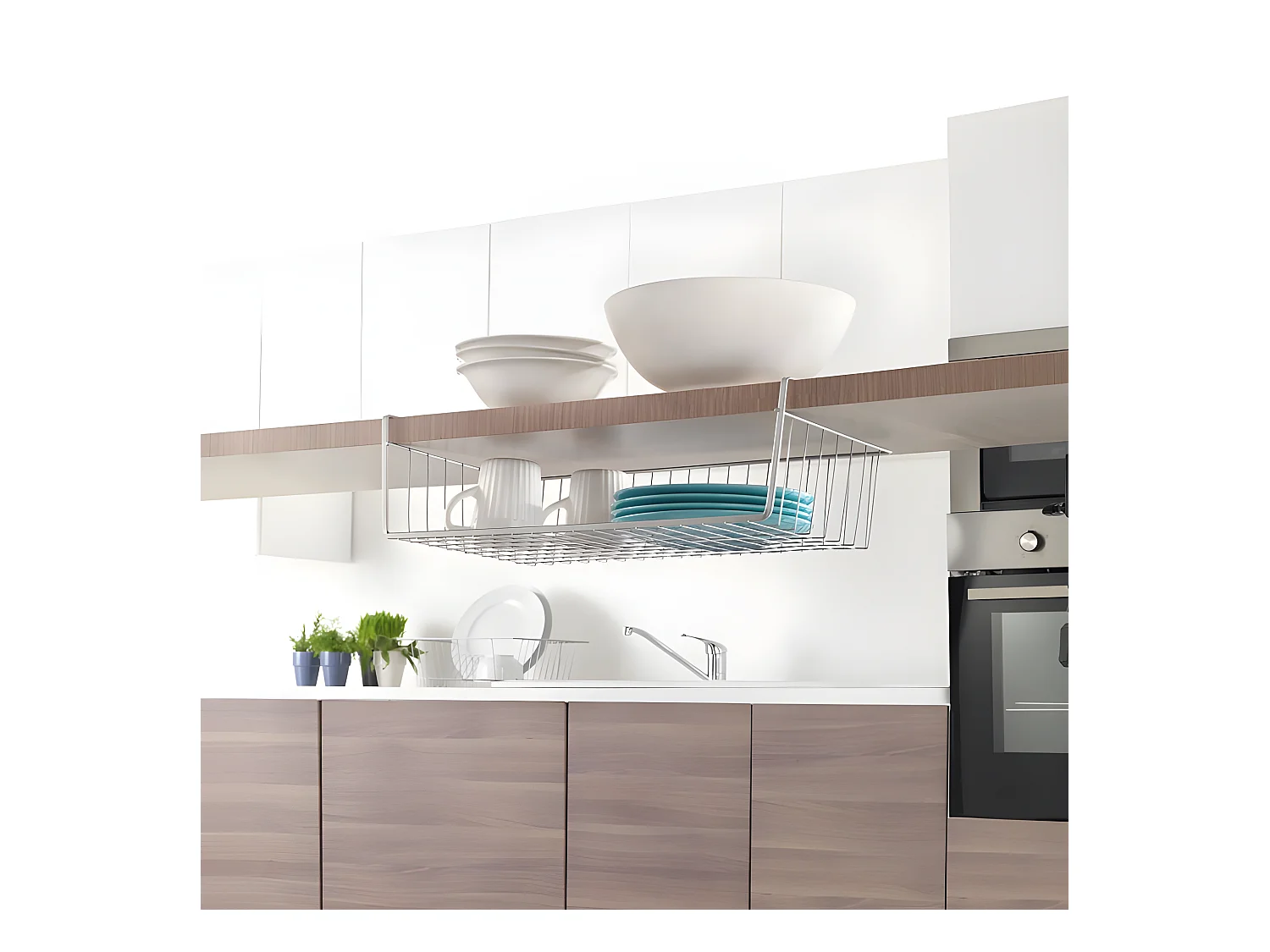 Étagère 50 cm KANGURO Metaltex. Finition Polytherm® Couleur Grise