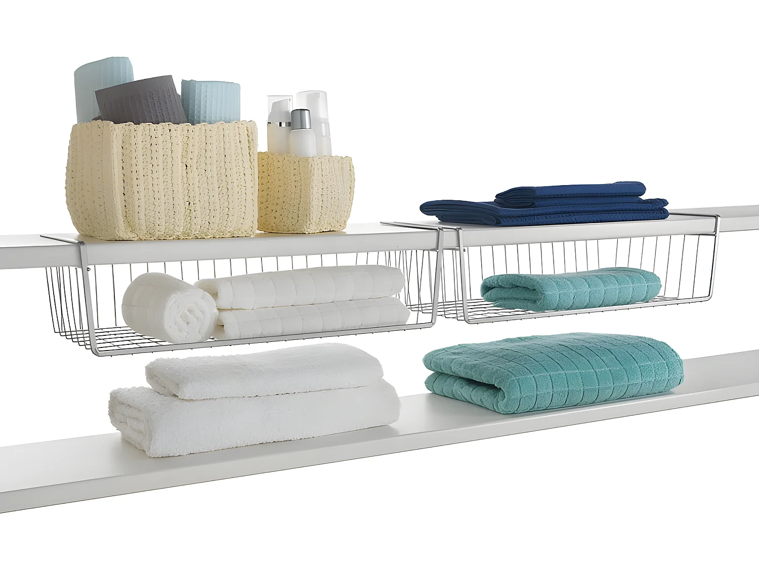 Étagère 50 cm KANGURO Metaltex. Finition Polytherm® Couleur Grise