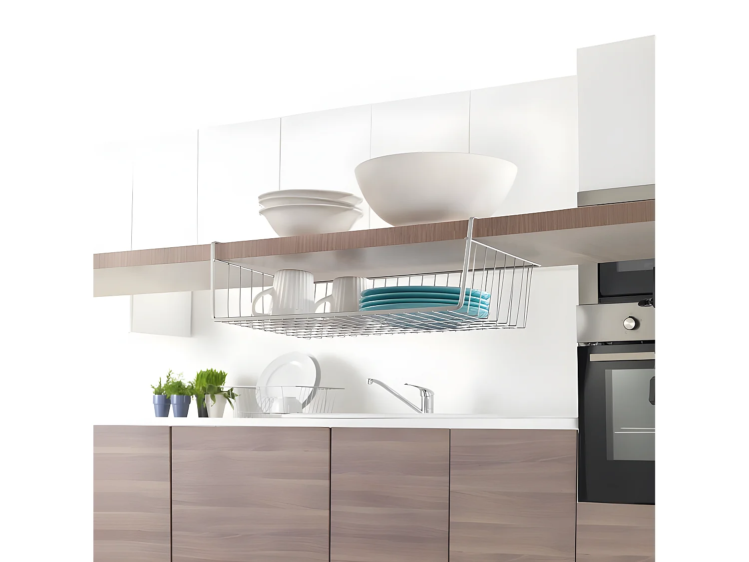 Étagère 50 cm KANGURO Metaltex. Finition Polytherm® Couleur Grise